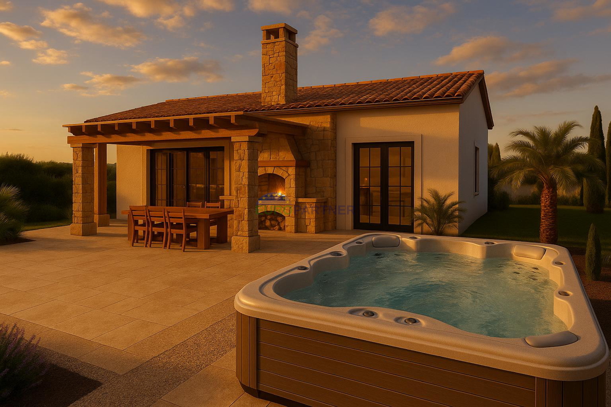 Casa bifamiliare con piscina, Parenzo, dintorni