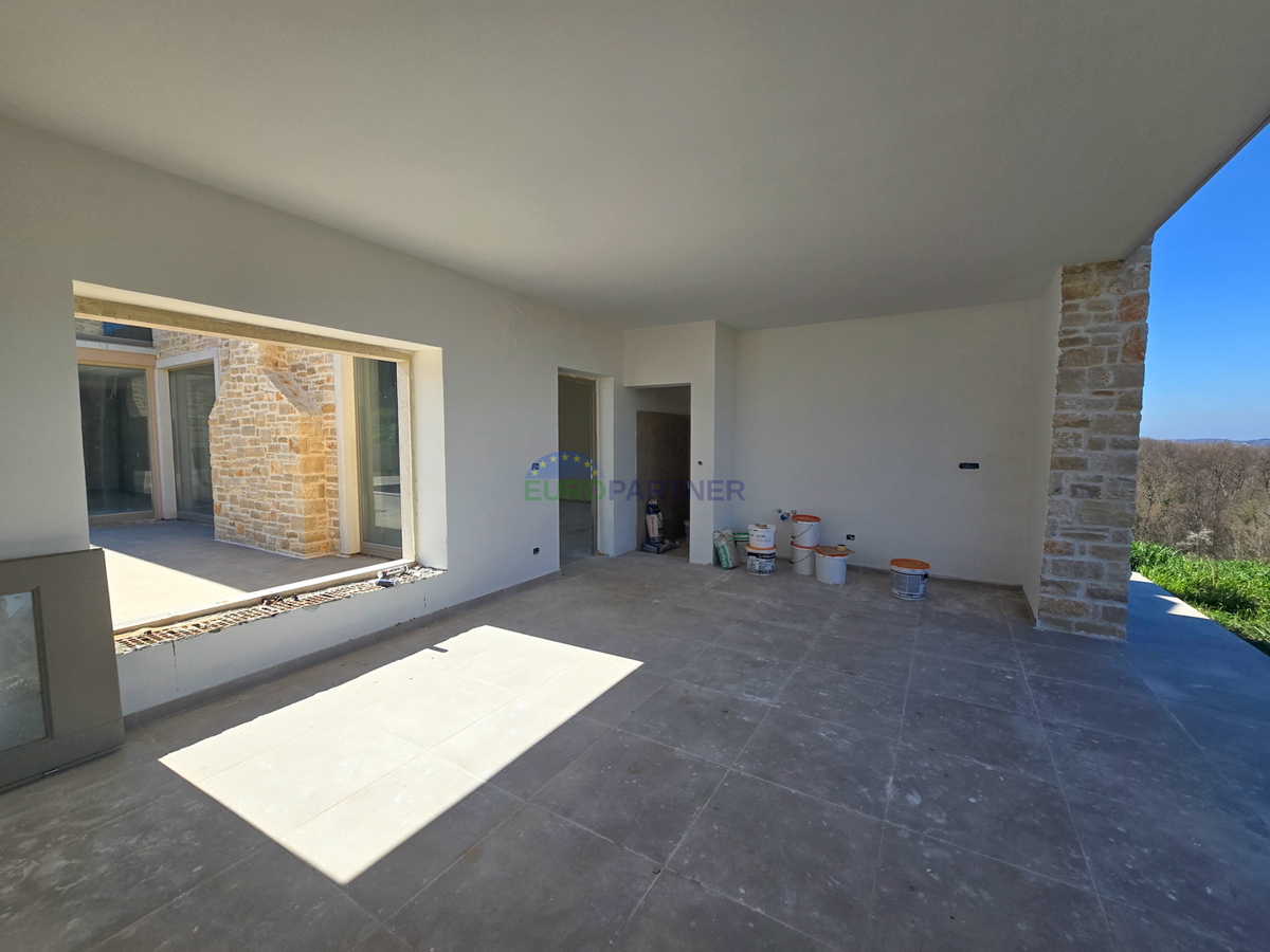 Casa, design moderno, con una bellissima vista
