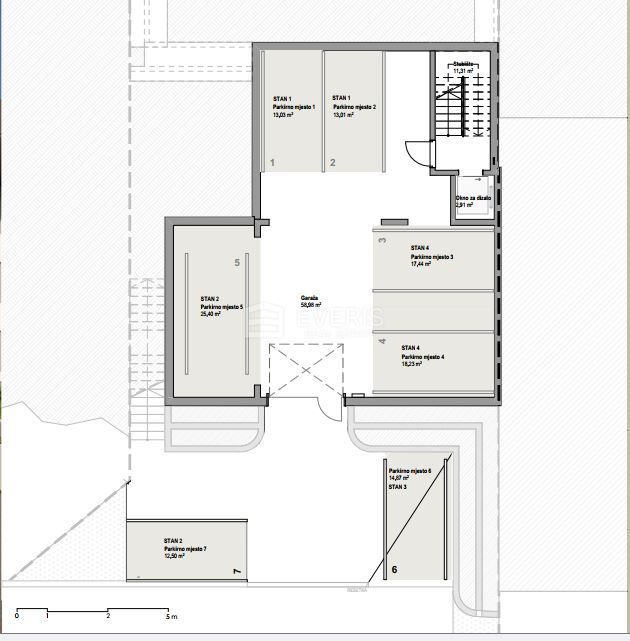 Bivio, Rijeka, 43,49m2