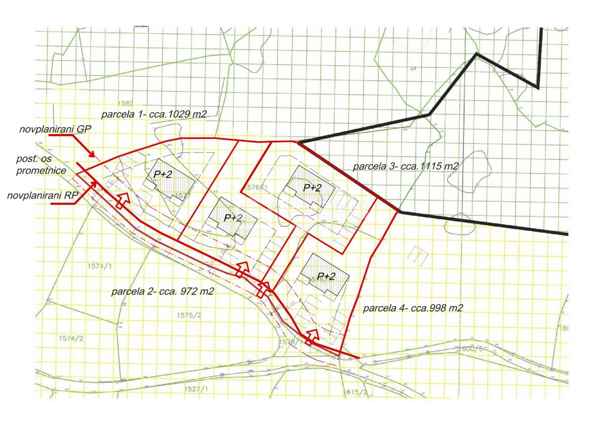 Rijeka, Bivio, sopra l’Hotel Hilton Costabella, 1.335 m2