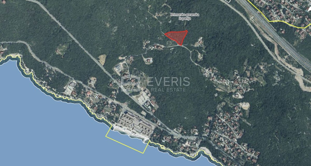 Rijeka, Bivio, sopra l’Hotel Hilton Costabella, 1.335 m2