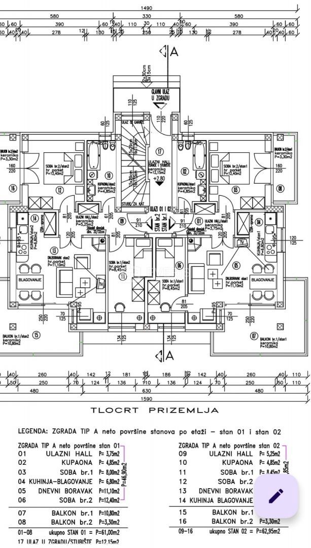 Hreljin, Bakar, 48m2