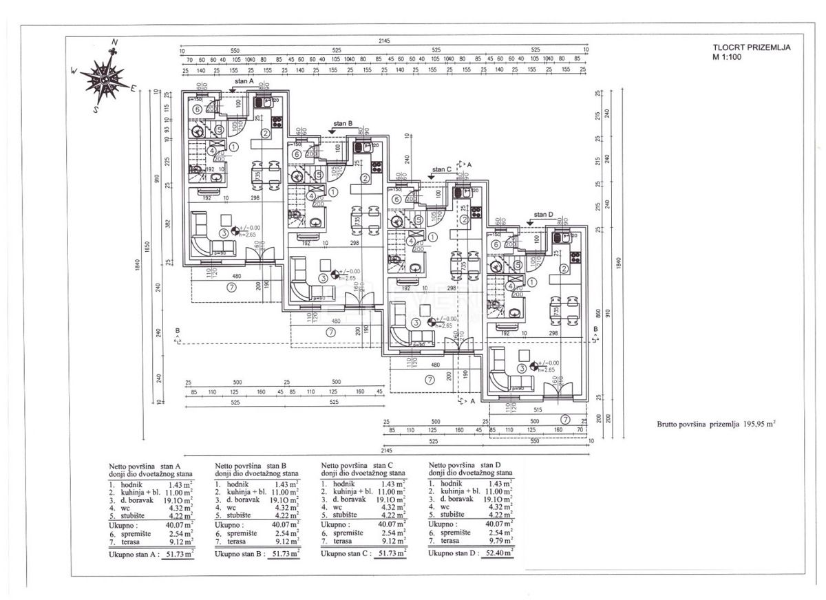 Škurinje, Rijeka, 97,96m2