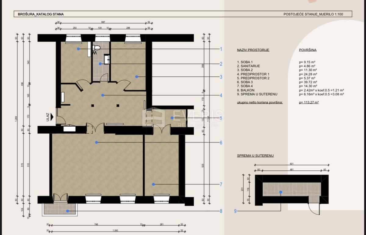 Centar, Rijeka, 110,19m2