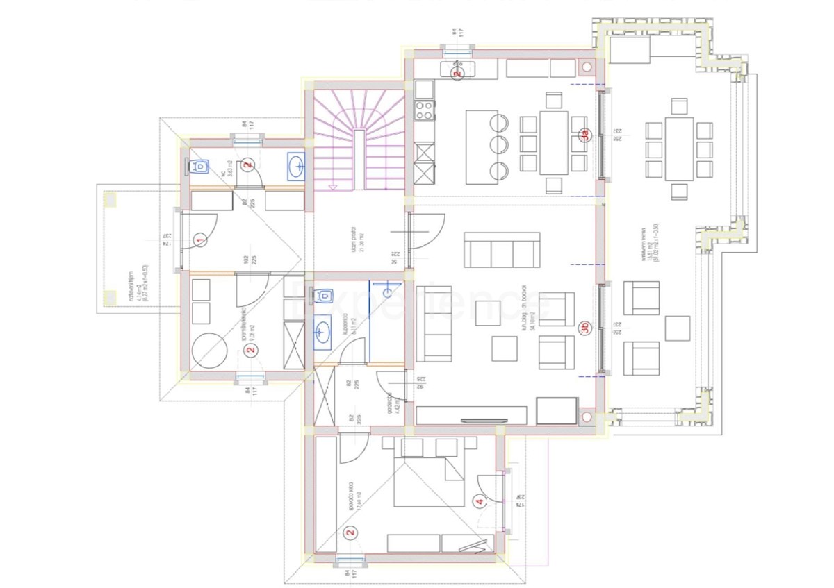 Nelle vicinanze di Parenzo - a circa 1.500 m dal mare, villa con piscina