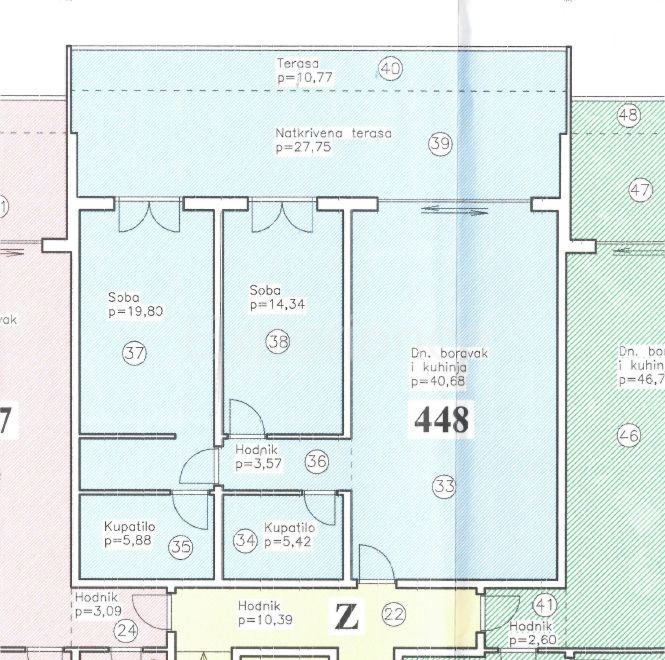 POSIZIONE ESCLUSIVA! Crveni vrh - appartamento con spaziosa terrazza, VISTA MARE!