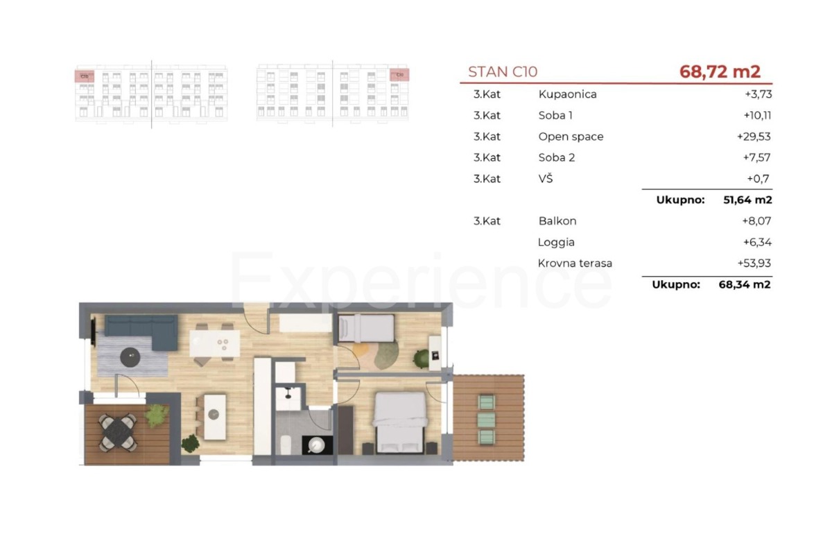 ISTRIA, Tar - appartamento con spaziosa terrazza sul tetto e ascensore!