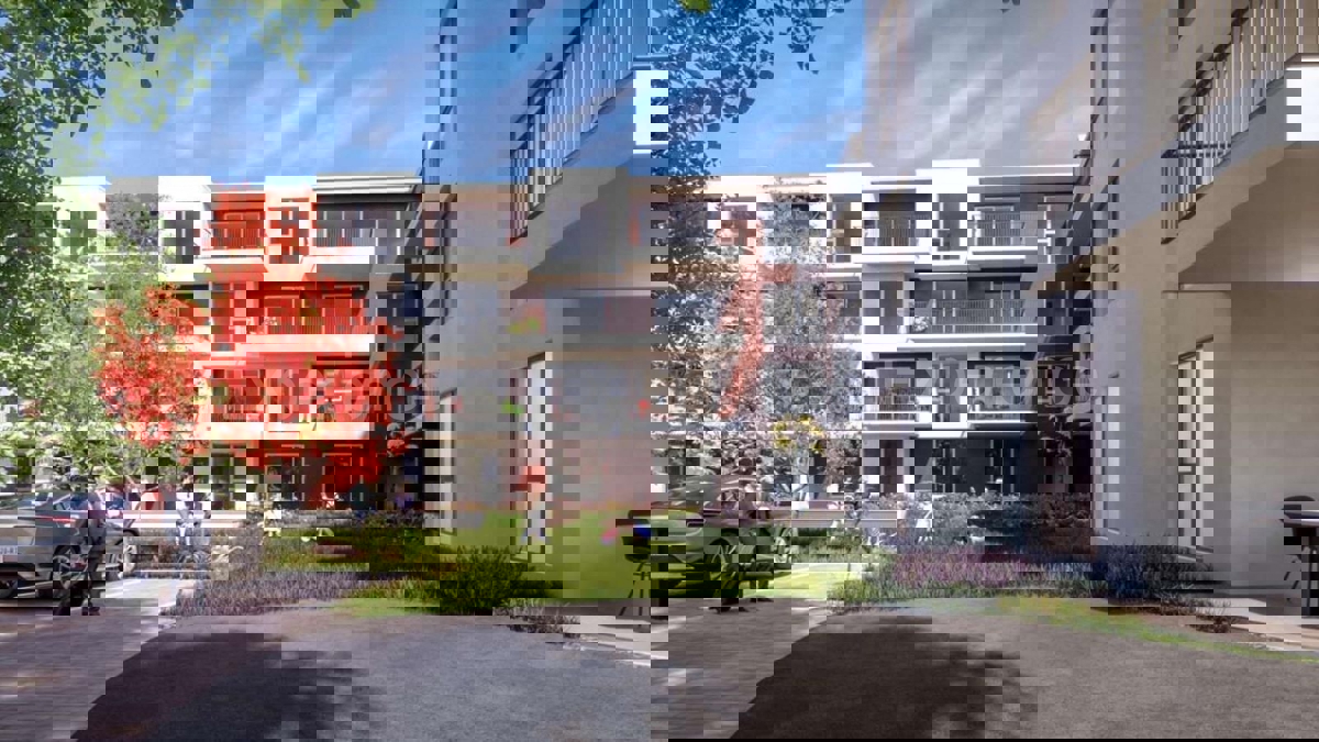 Moderno bilocale con terrazza e parcheggio a Umago