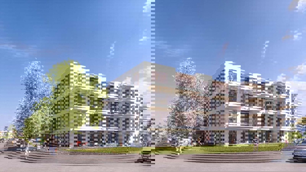 Moderno bilocale con terrazza e parcheggio a Umago