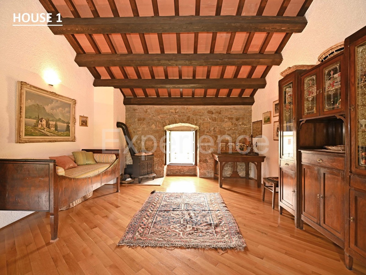 Villaggio istriano privato – 4 case, 3,4 ha + terreno edificabile, infrastrutture