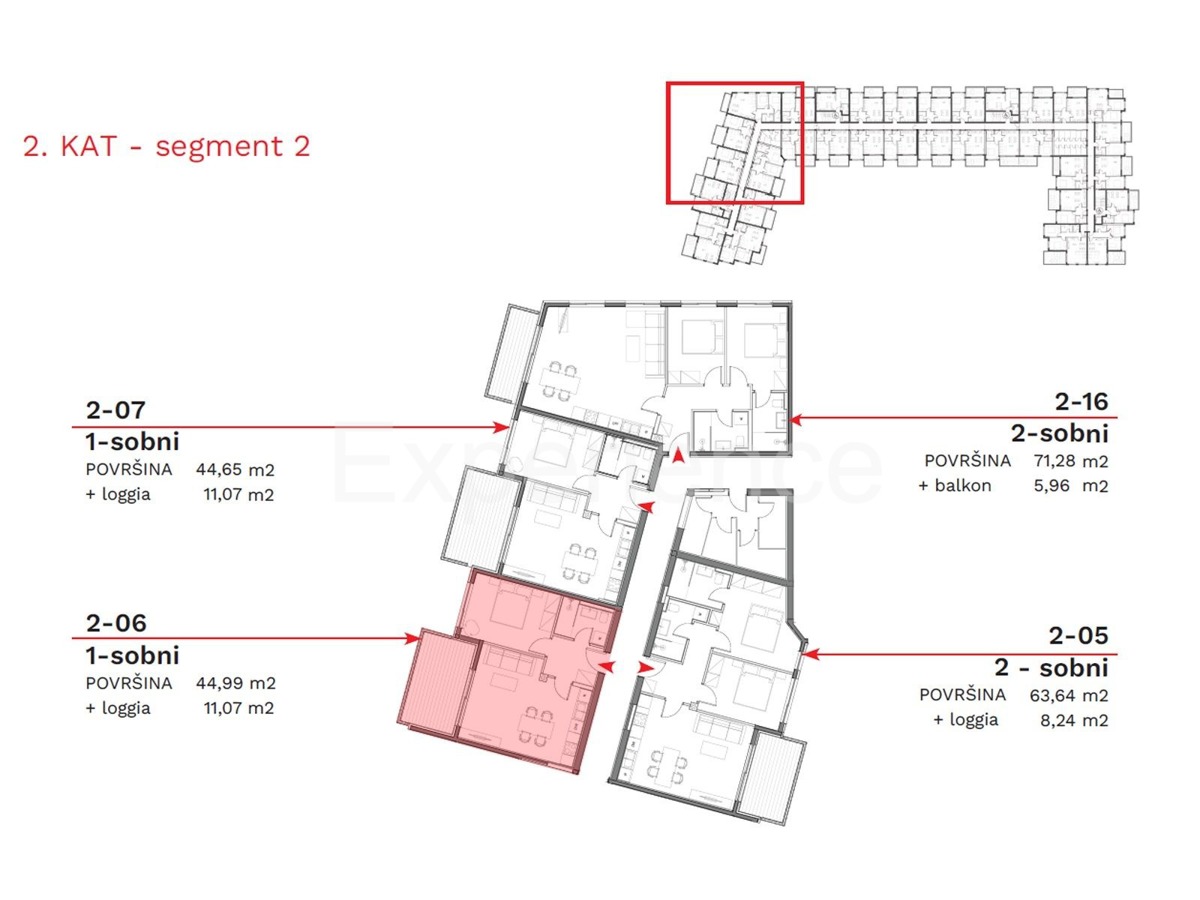 ISTRIA, Umago - appartamento in un nuovo edificio con ampio balcone, 2. piano, ASCENSORE