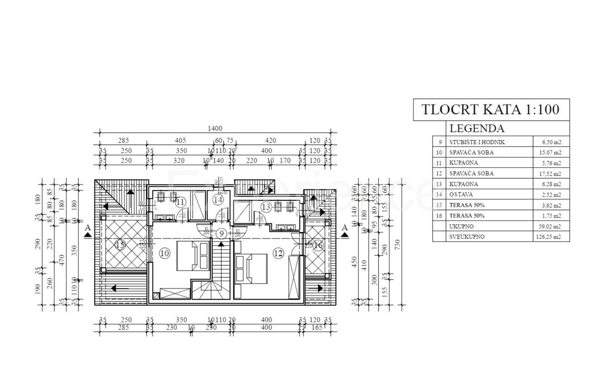 Zona Parenzo: Casa bifamiliare con piscina (3 camere da letto), VISTA MARE