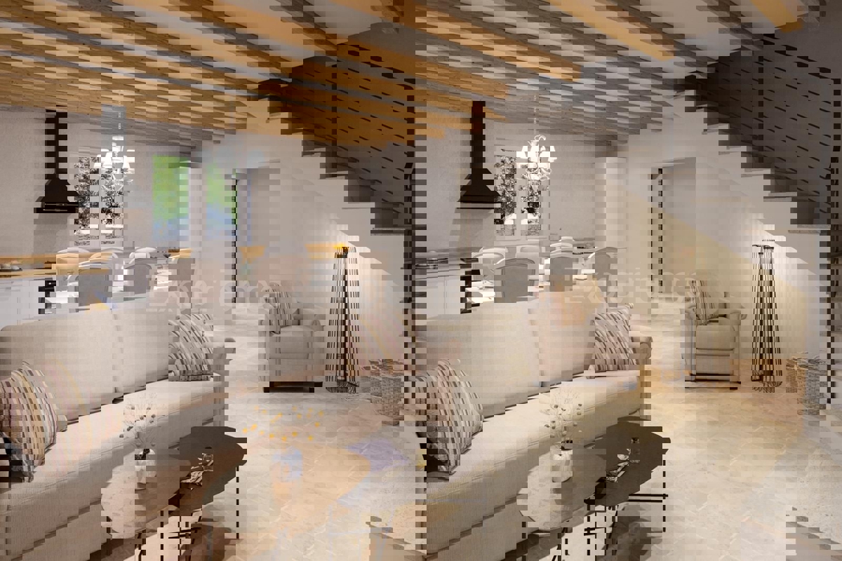 Zona Parenzo: Casa bifamiliare con piscina (3 camere da letto), VISTA MARE