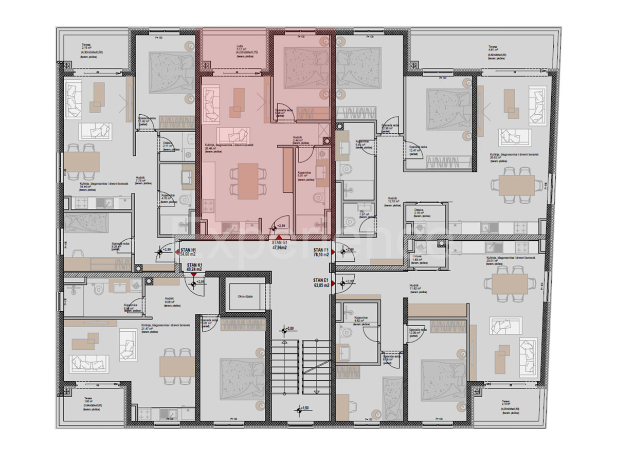 ISTRIA, Parenzo - ca. 1.300 m dal mare, appartamento al 1. piano dell'edificio, ASCENSORE
