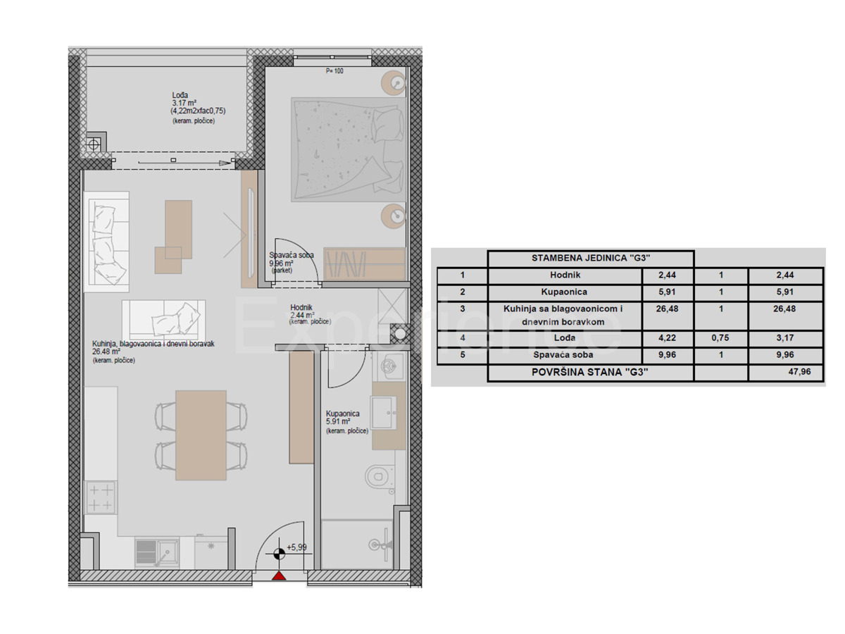 ISTRIA, Parenzo - appartamento in un nuovo edificio, 3. piano, ASCENSORE!