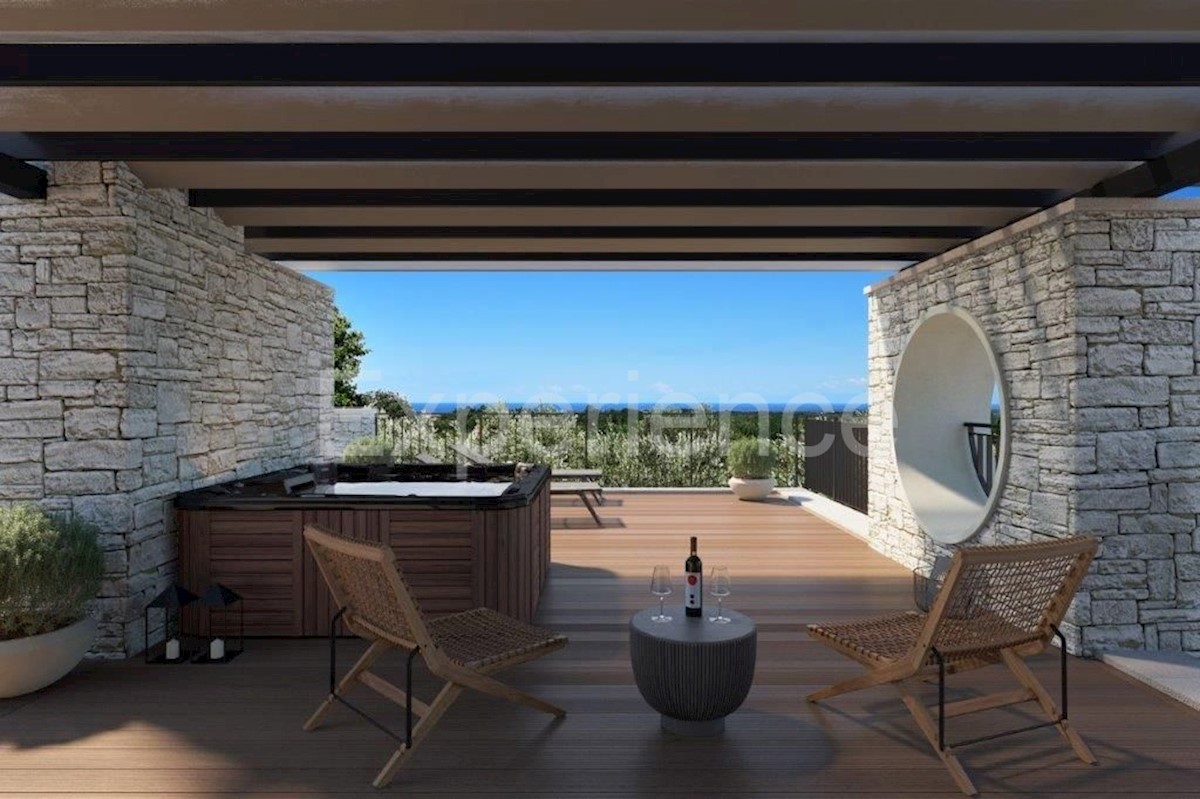 Parenzo, villa di lusso vista mare con piscina e jacuzzi