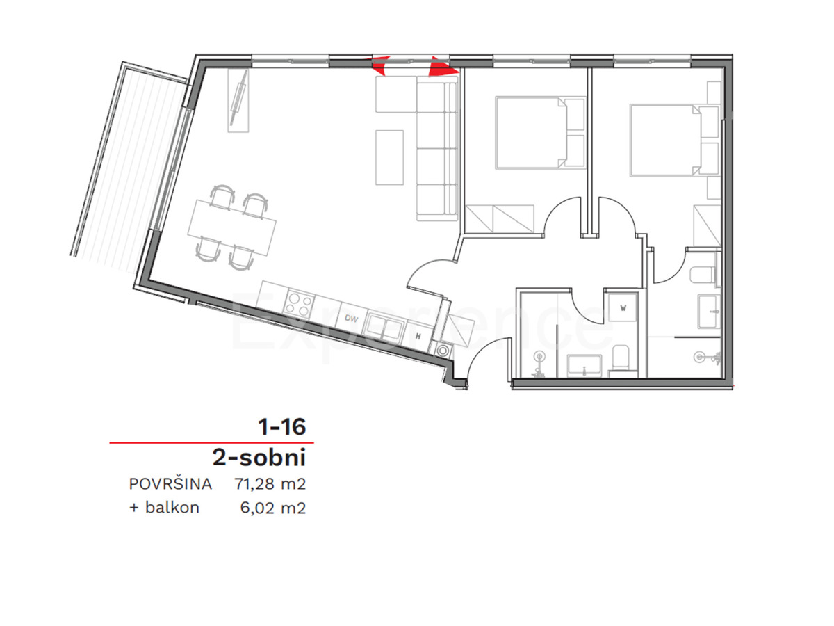 ISTRIA, Umago - appartamento in un nuovo edificio, 1. piano, ascensore