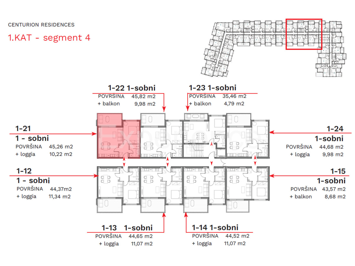 ISTRIA, Umago - appartamento con ampio balcone (10,22 m²), 1. piano, ASCENSORE!