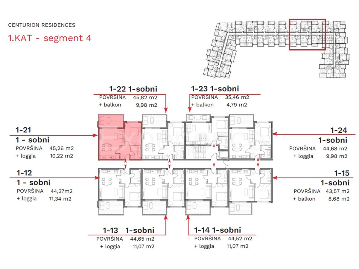 ISTRIA, Umago - appartamento con ampio balcone (10,22 m²), 1. piano, ASCENSORE!