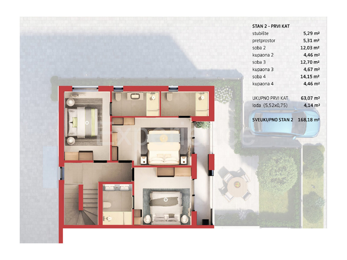 ISTRIA, Parenzo - a soli 2 km dal mare, casa di nuova costruzione con PISCINA!