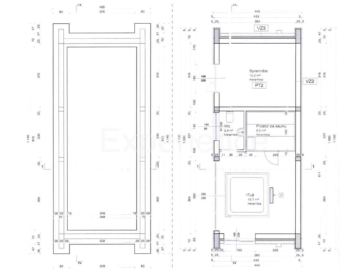 ISTRIA, Visinada: Elegante villa moderna nella fase di costruzione ROH-BAU!