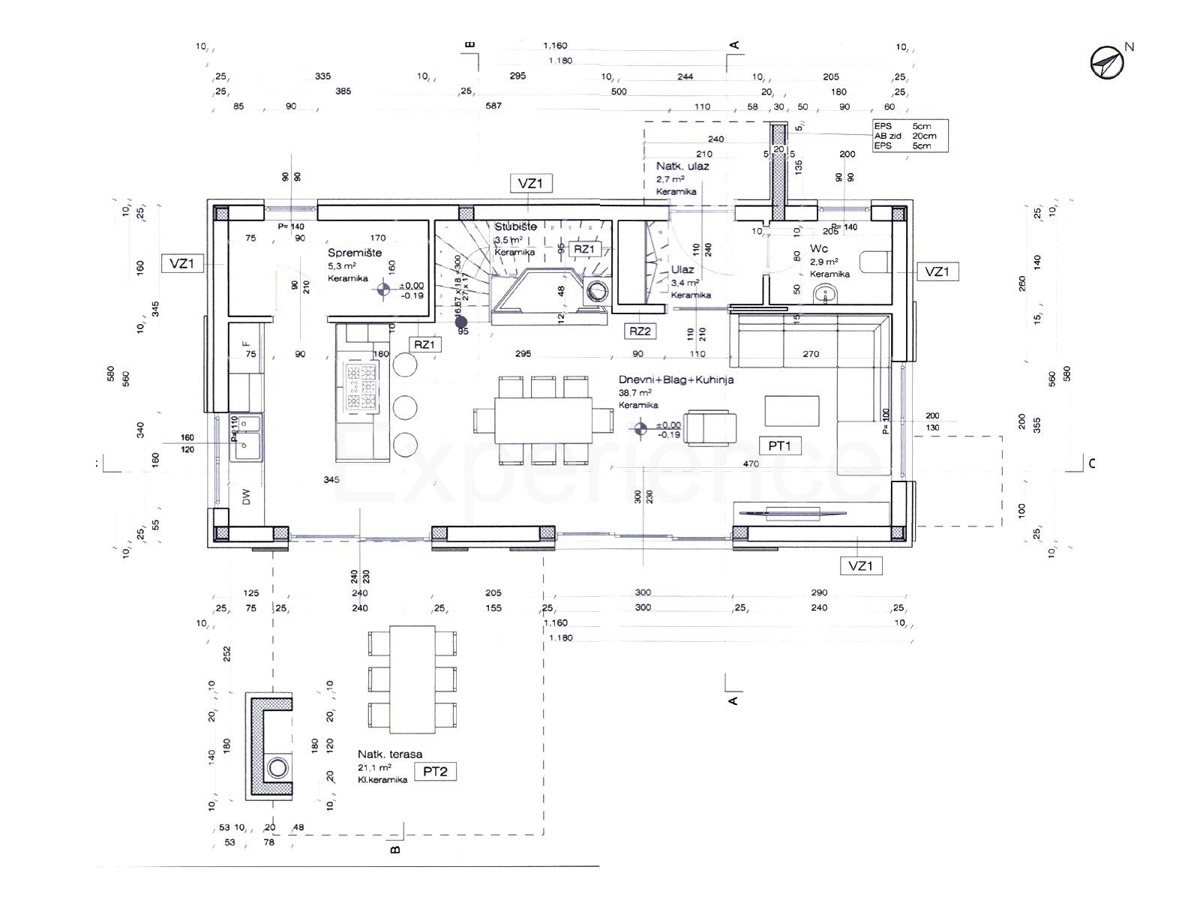 ISTRIA, Visinada: Elegante villa moderna nella fase di costruzione ROH-BAU!