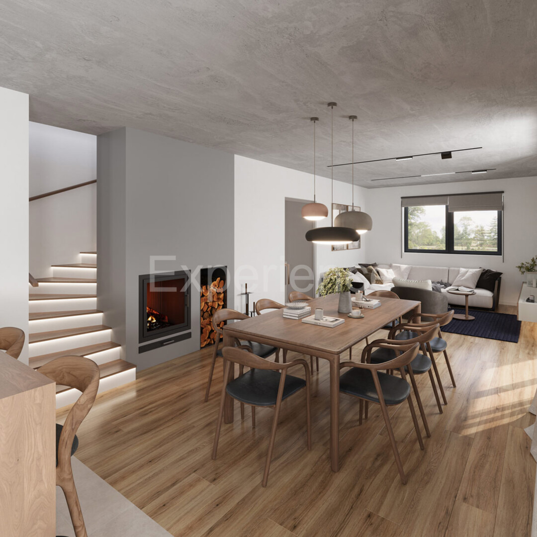 ISTRIA, Visinada: Elegante villa moderna nella fase di costruzione ROH-BAU!