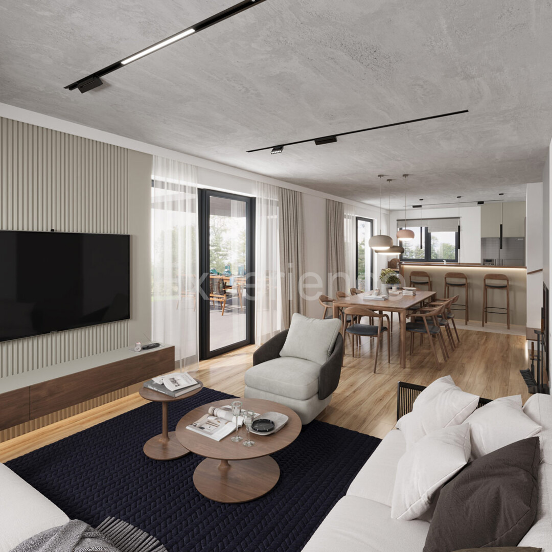 ISTRIA, Visinada: Elegante villa moderna nella fase di costruzione ROH-BAU!