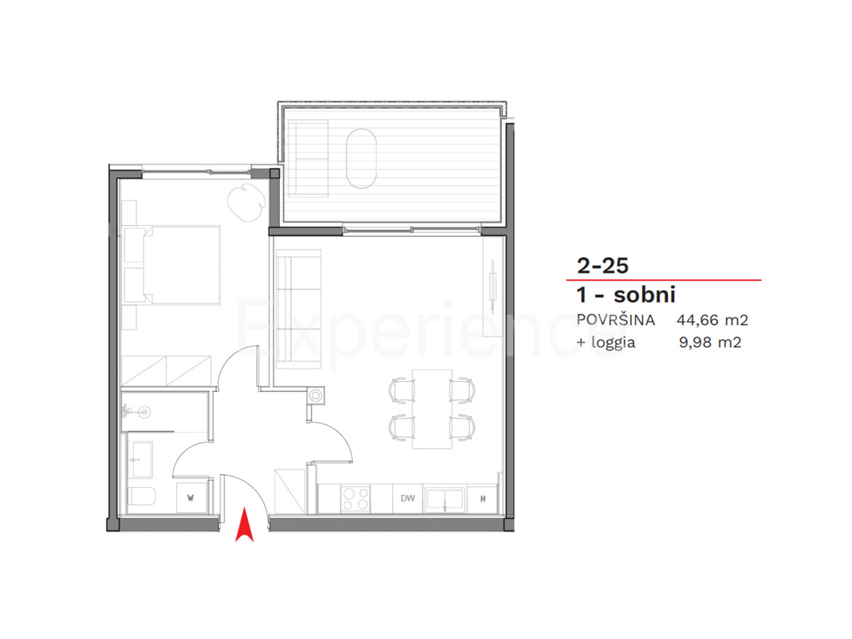 ISTRIA, Umago - appartamento in un nuovo edificio con ampio balcone, 2. piano, ASCENSORE