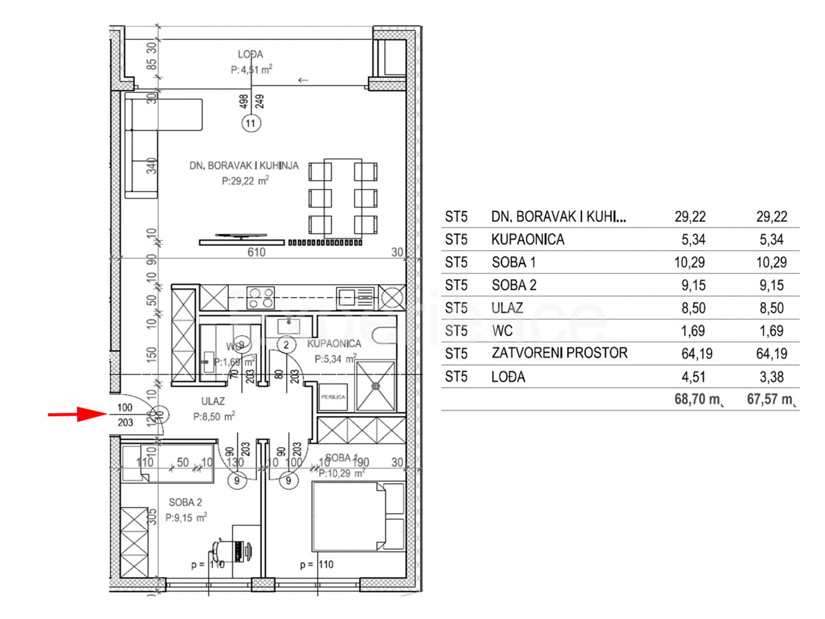 ISTRIA, Tar - appartamento in un nuovo edificio, 3. piano (con ASCENSORE)!