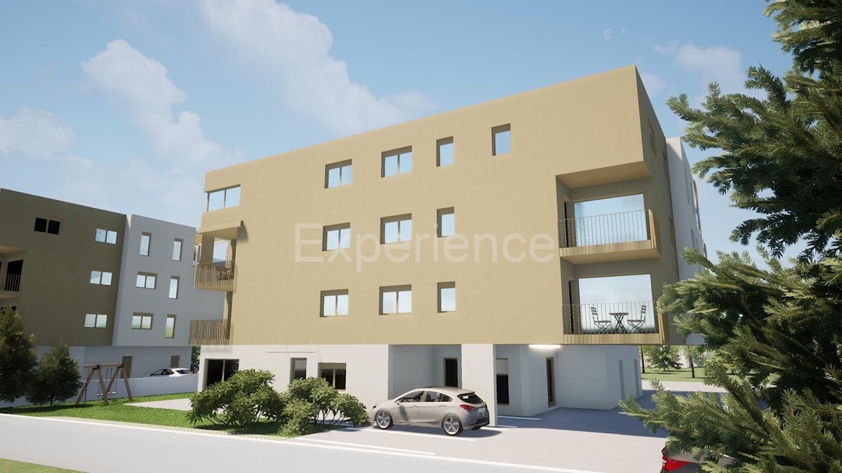 ISTRIA, Tar – appartamento in un nuovo edificio con un spazioso terrazzo, 2. piano