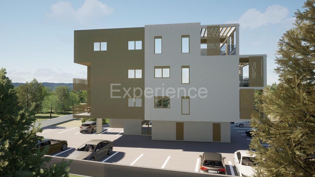 ISTRIA, Tar – appartamento in un nuovo edificio con un spazioso terrazzo, 2. piano