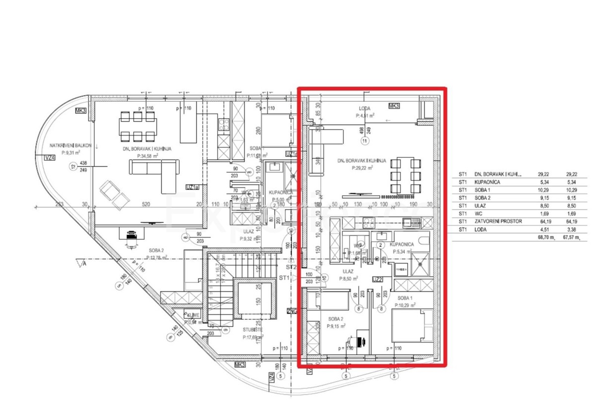 ISTRIA, Tar - appartamento in un nuovo edificio, 2. piano (con ASCENSORE)!