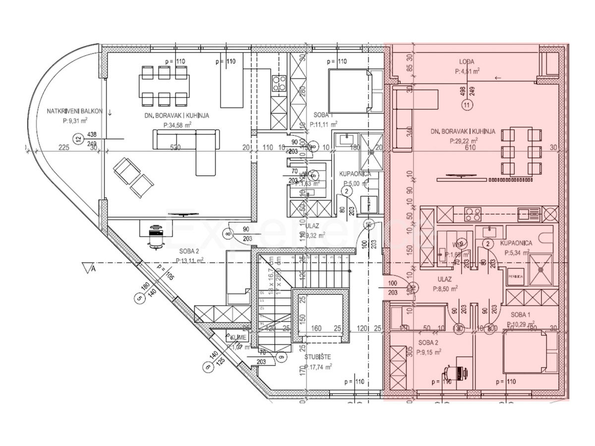 ISTRIA, Tar - appartamento in un nuovo edificio, 2. piano (con ASCENSORE)!