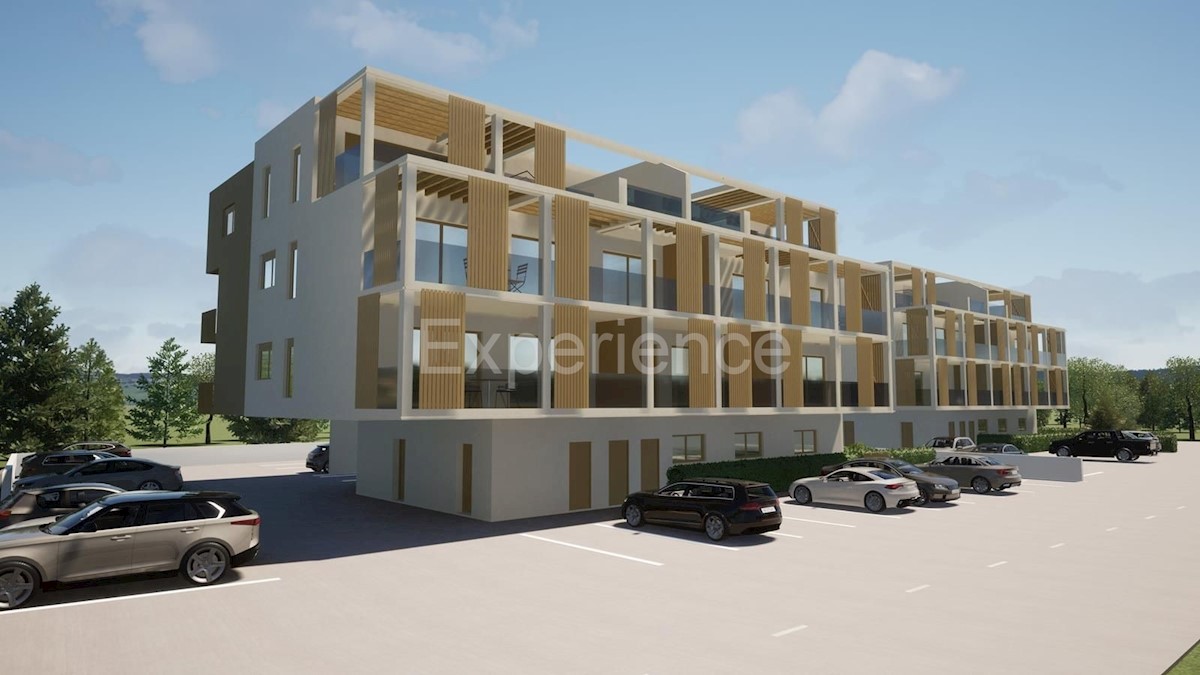 ISTRIA, Tar – appartamento in un nuovo edificio con un spazioso terrazzo, 2. piano