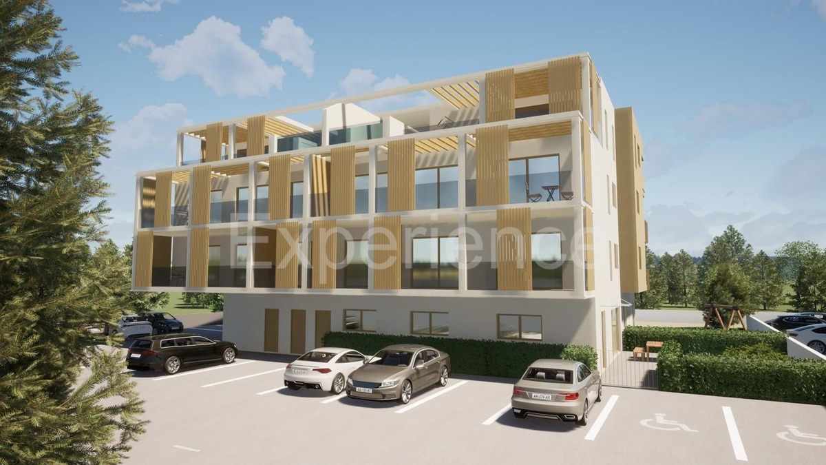 ISTRIA, Tar – appartamento in un nuovo edificio con un spazioso terrazzo, 2. piano