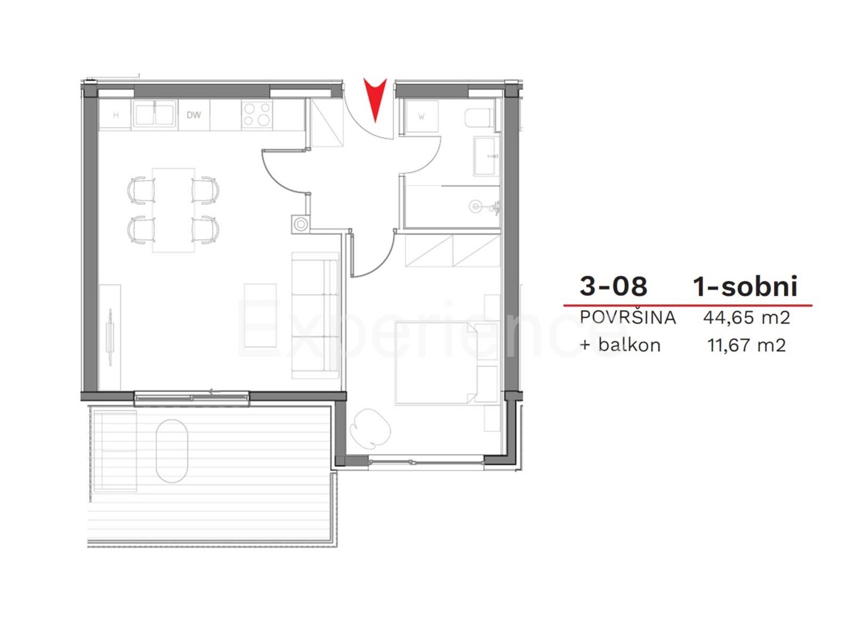ISTRIA, Umago - appartamento in un nuovo edificio con garage, 3. piano, ASCENSORE