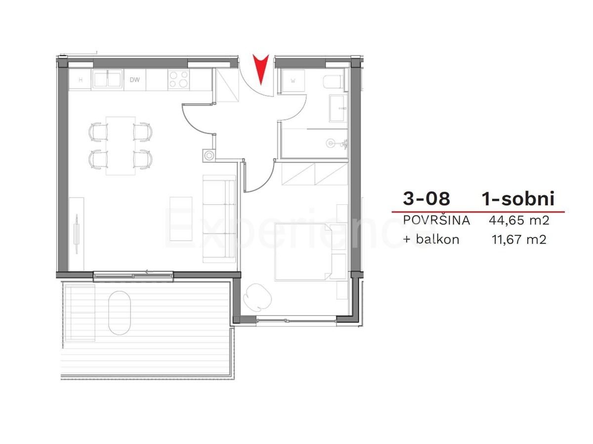 ISTRIA, Umago - appartamento in un nuovo edificio con garage, 3. piano, ASCENSORE