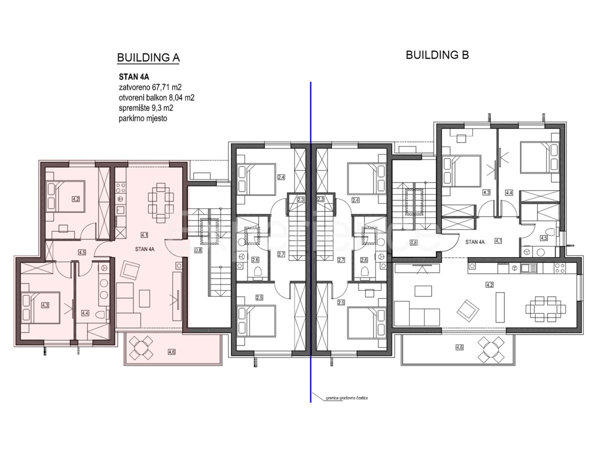 ISTRIA, vicino a Parenzo - appartamento in un nuovo edificio con VISTA MARE!