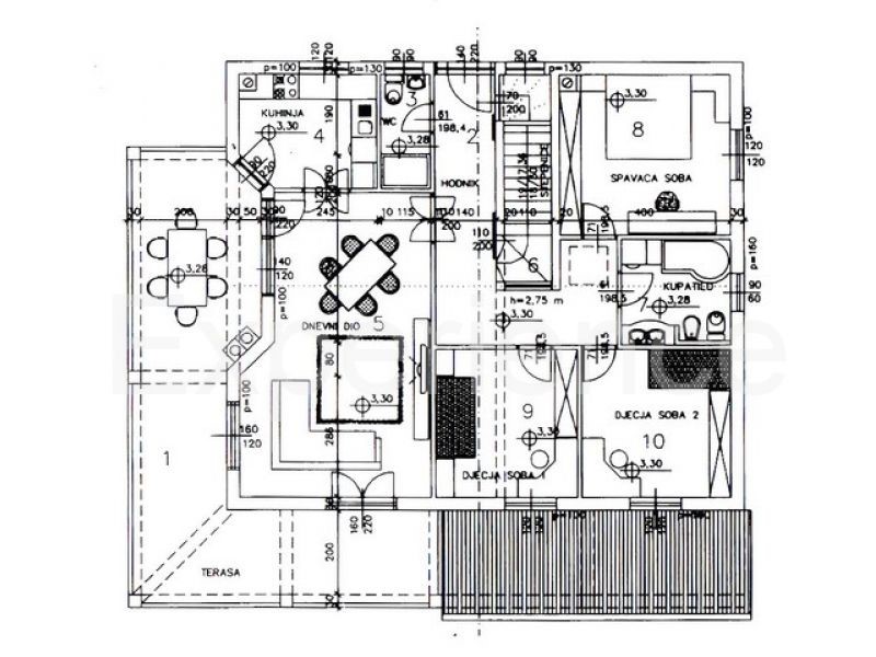 Parenzo, terreno edificabile 703 m² con progetto e fondamenta