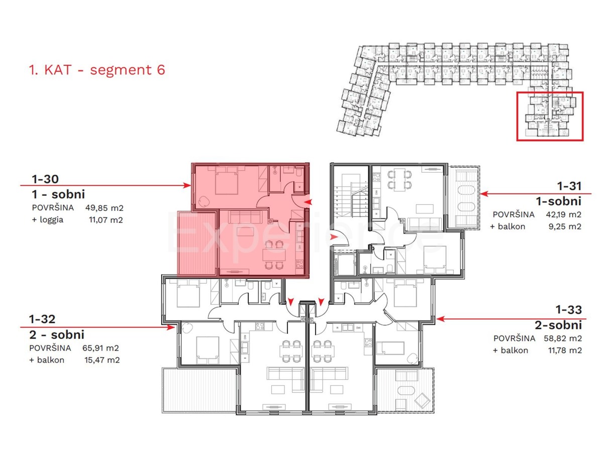 ISTRIA, Umago - appartamento con spazioso balcone (11,07 m2), 1. piano, ascensore