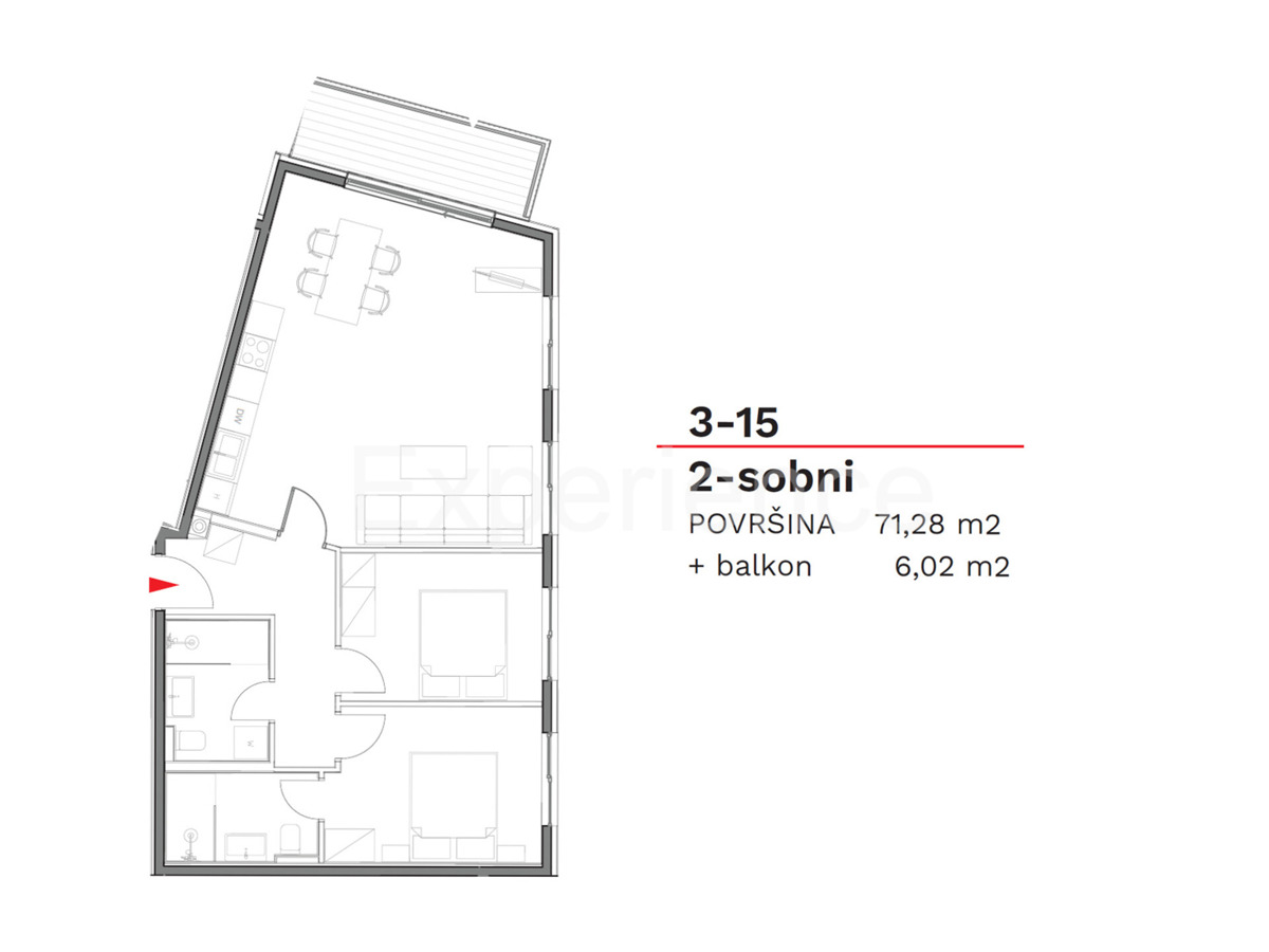 ISTRIA, Umago - appartamento in un nuovo edificio con garage, 3. piano, ASCENSORE!