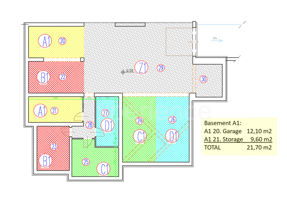 Savudrija – 500 m dalla spiaggia, appartamento al piano terra con giardino e garage!