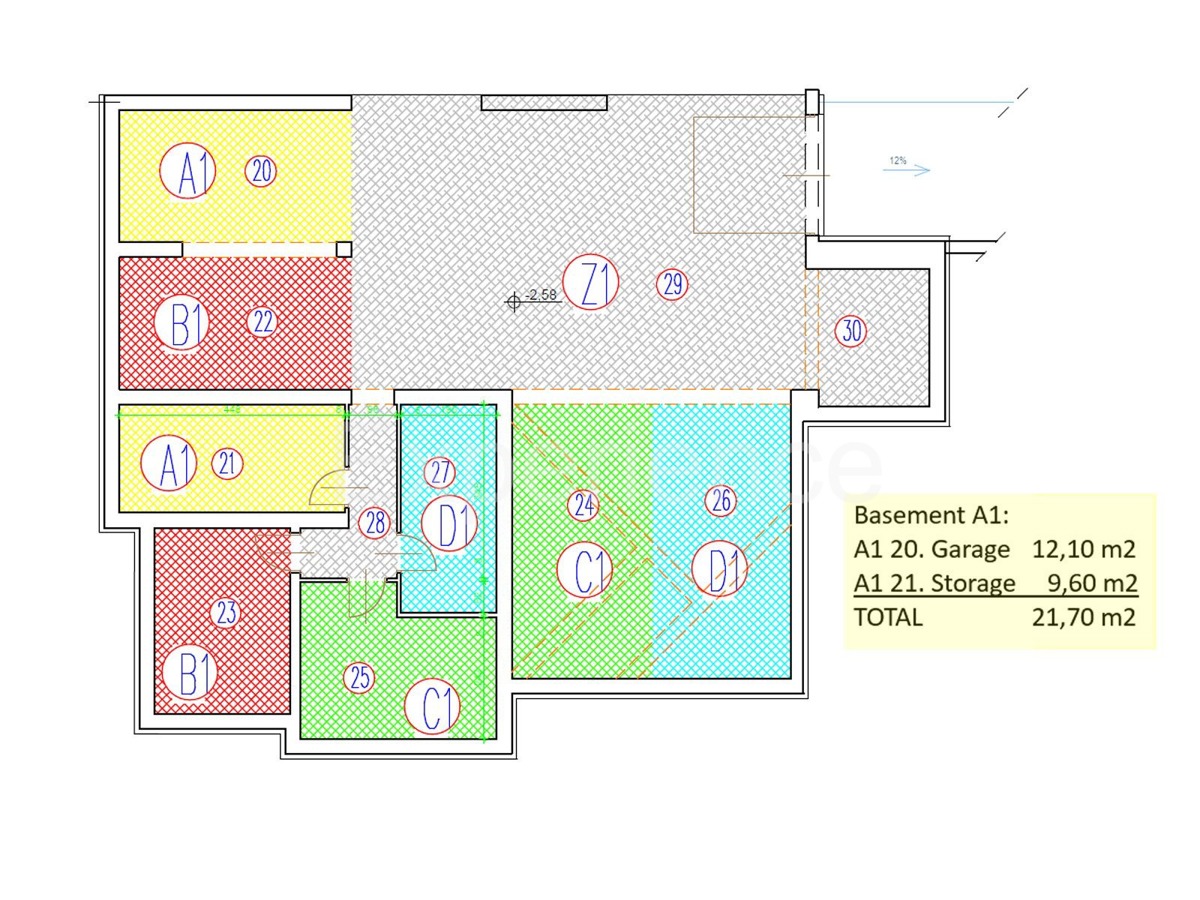 Savudrija – 500 m dalla spiaggia, appartamento al piano terra con giardino e garage!