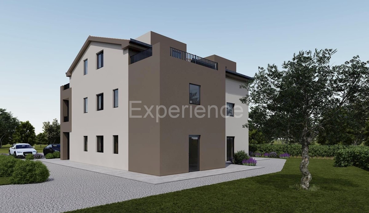 Trilocale con terrazza coperta – Vicino a Parenzo, 9 km