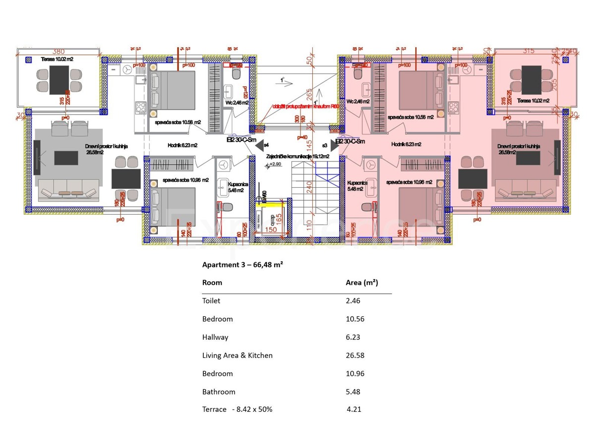 Vicino a Parenzo - a circa 1,8 km dal mare, appartamento in un nuovo edificio, deposito, ASCENSORE!
