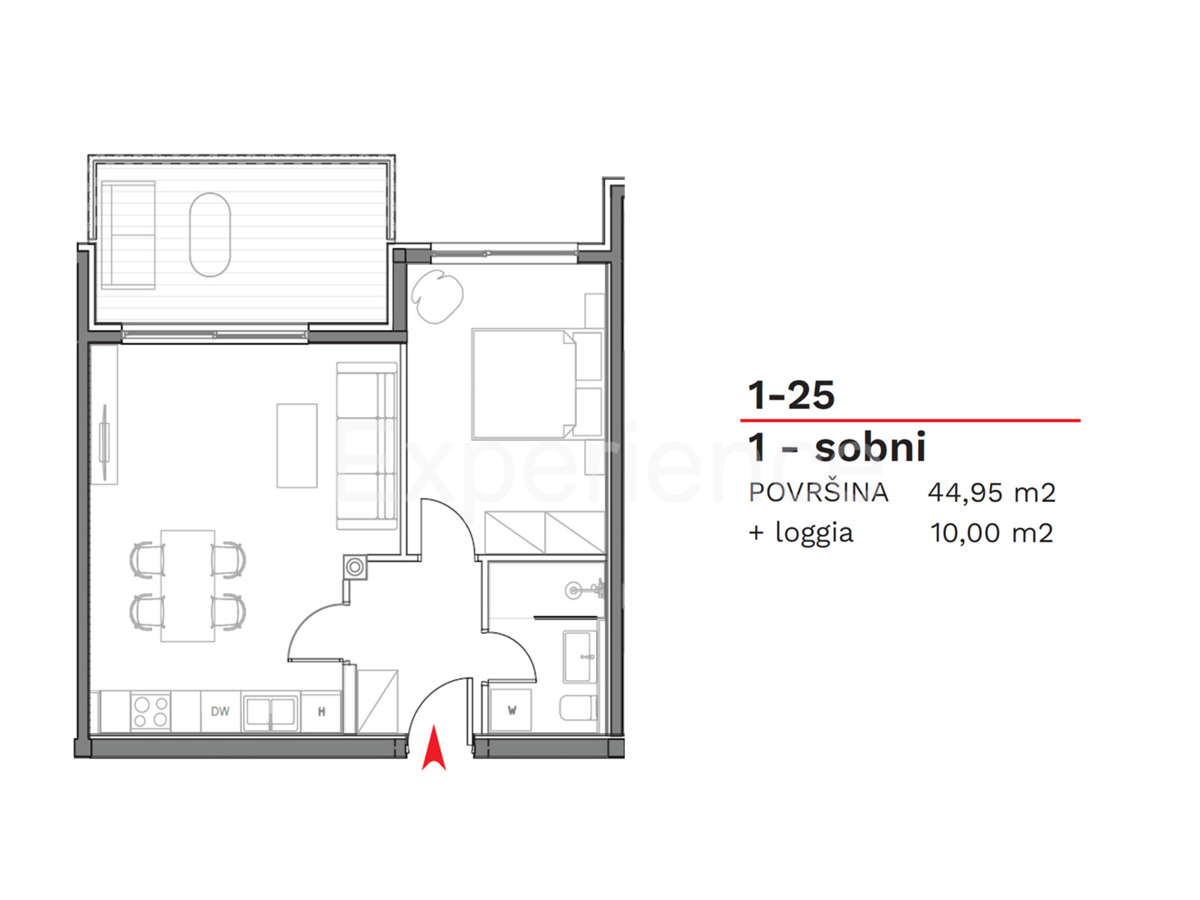 ISTRIA, Umago - appartamento con spazioso balcone (10 m²), 1. piano, ASCENSORE