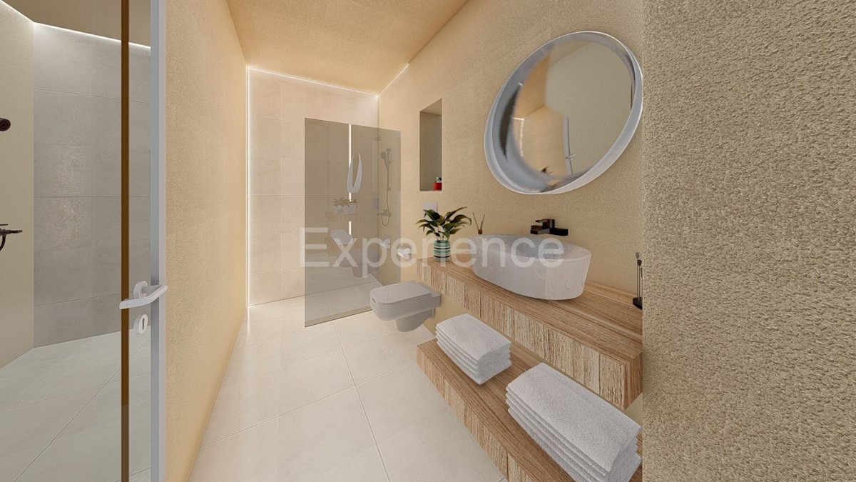Parenzo, casa a schiera con piscina e terrazza, 4 camere, 11 km mare