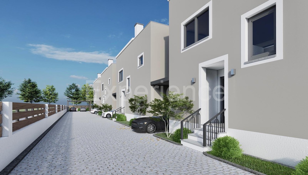 Parenzo - casa a schiera con piscina e terrazza, 4 camere da letto