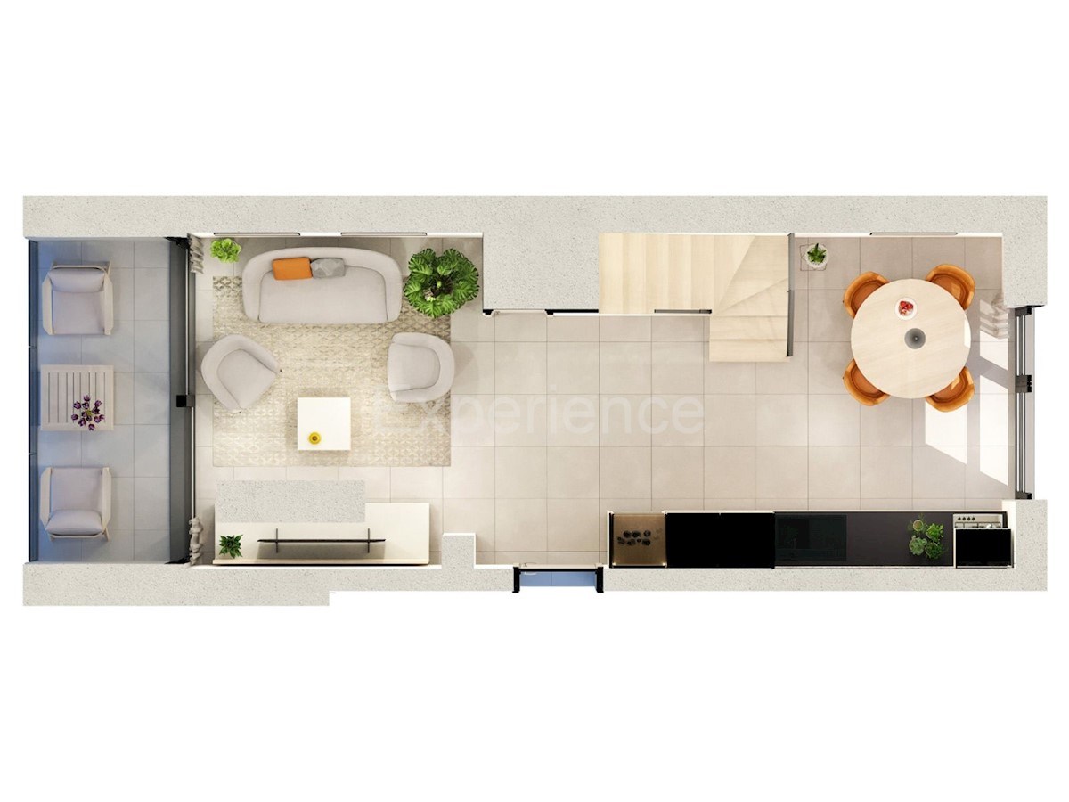 Nelle vicinanze di Parenzo - appartamento duplex con VISTA MARE!